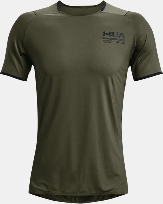 Men's UA Iso-Chill Perforated Short Sleeve, Green, pdpMainDesktop image number 5